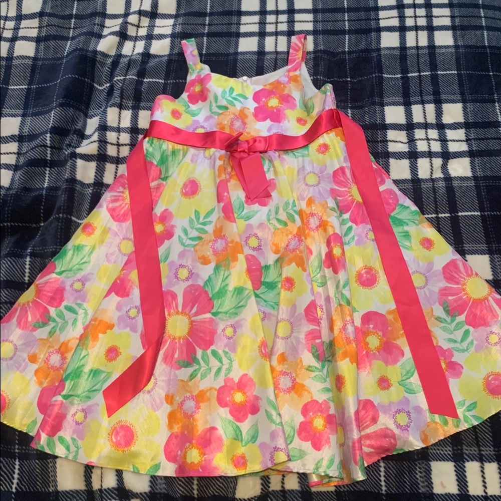 colorful floral dress